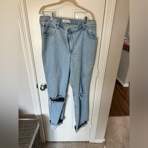 Abercrombie & Fitch Light Blue High Rise Women Jeans